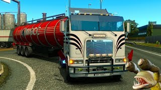 Freightliner FLB ОБЗОР Euro Truck Simulator 2 (v1.32.x)