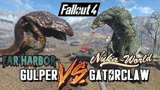 Giant GatorClaw VS Giant Gulper | Fallout 4 Nuka World Battle Arena | Battle Request