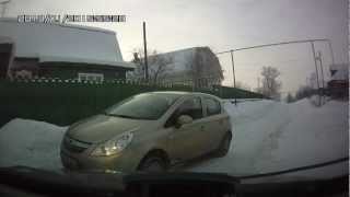 20.01.2013 - Глухой поворот - Чуть не въехал в Опель