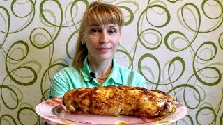 Куриный рулет из целой курицы принцип приготовления