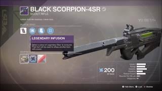 Destiny 2 Black Scorpion 4SR Legendary Scout Rifle Gameplay