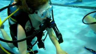 Girl Scouts Scuba - Blowing Bubbles Underwater