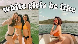 WHITE GIRLS AT THE LAKE BE LIKE (gone wrong?)