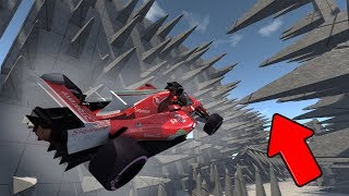 КАК ВЫЖИТЬ НА ПОЛОСЕ ПРЕПЯТСТВИЙ? БЕЗ ТОРМОЗОВ СКВОЗЬ ШИПЫ. Beamng drive. Гоша - Dr. Gosha.
