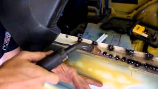 vw rabbit mk1 rust repair video 10