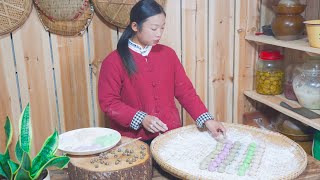 2020 Chinese Lantern Festival Make Soup Round  | 元宵節到啦！做了6種顏色的湯圓和家人一起吃，好看又好吃 | 野小妹wild girl