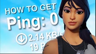 HOW TO INSTANTLY GET 0 PING IN FORTNITE! (ANY COUNTRY)