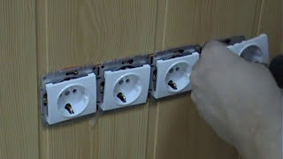 Подключение розеток шлейфом