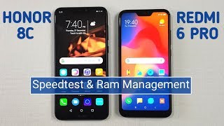 Honor 8C vs Redmi 6 Pro Speed Test & Ram Management Test | TechTag