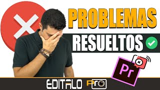 PROBLEMAS Comunes al Editar en Adobe Premiere -  SOLUCIONES