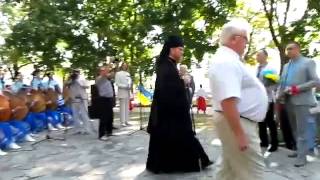 Урочистості з нагоди Дня Незалежності біля пам'ятника Кобзарю