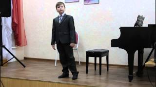 Арсений Солдаткин. 8 лет. "В эту ночь святую" муз. и слова Елены Пряхиной