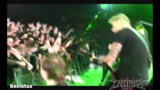 James Hetfield's kidding a security guy - Troll