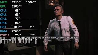 Ryzen 3 2200G Review Mafia III Gameplay Benchmark. Vega 8 iGPU