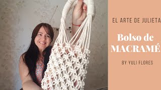 Bolso de MACRAMÉ, macrame paso a paso, MACRAME paso a paso