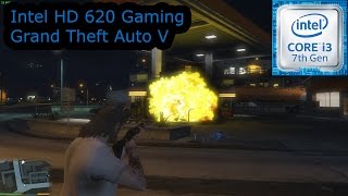 Intel HD 620 Gaming - Grand Theft Auto V - i3-7100U, i5-7200U, i7-7500U, Kaby Lake