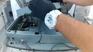 XEROX WorkCentre Scanner Unit & removing the Glass