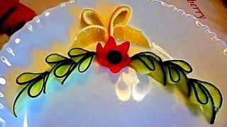 Украшения из овощей. Украшения тарелки. Карвинг помидора, огурца, лимона. Decoration of Vegetables.