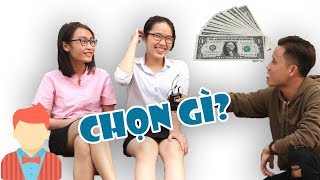 Troll Gái Xinh | Mùng 8/3 Em Chọn 100 Triệu Hay Chọn Bạn Trai ?