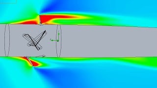 Optimized Supersonic Propeller Stillstand Braking Analysis - SolidWorks Flow Simulation