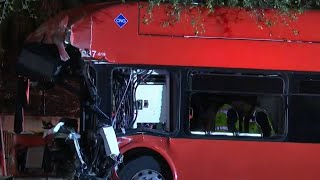 Woman arrested on DUI charge after Lynx bus slams into SR 408 overpass in Orlando