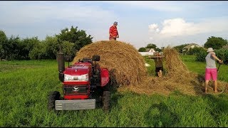 Минитрактор SHIFENG SF-240 ПОДПИСЧИКА приехал по сено, в работе 2 год
