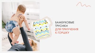 Многоразовые трусики для приучения к горшку GlorYes! со сменным вкладышем из бамбука. Обзор.