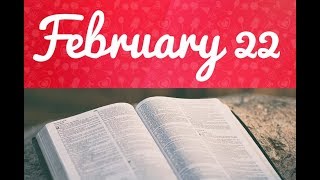 2월 22일 1년 1독 성경읽기 [민수기 7-8, 마가복음 5:21-43] [개역개정] February 22 [Numbers 7-8, Mark 5:21-43]