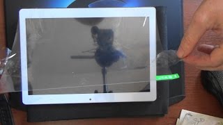 Как наклеить защитное стекло на планшет How to stick on the protective glass plate
