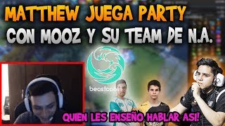 MATTHEW JUNTO A MOOZ, MANDY Y RYOYA ABUSANDO DEL OTRO TEAM!! | DOTA 2