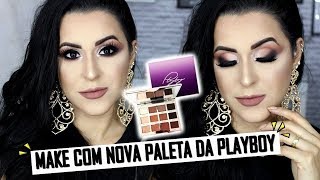 MAQUIAGEM + RESENHA DA NOVA PALETA DA PLAYBOY