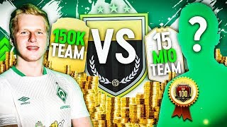 FIFA 19: 150K TEAM VS. 15 MIO TEAM