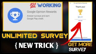 {100% WORKING} How To Get Unlimited Google Opinion Rewards Survey | Google Opinion Rewards Apk