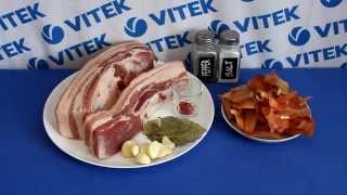 Рецепт приготовления свиной грудинки в луковой шелухе в мультиварке VITEK VT-4216 CM