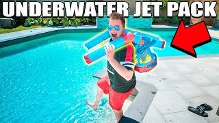 UNDERWATER JETPACK CHALLENGE!! ??
