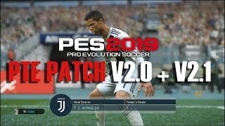 PES 2019 PTE PATCH 2 0 & 2 1 PC