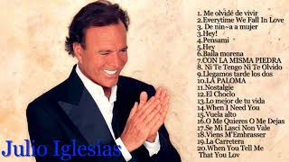 Julio Iglesias 25 Grandes Éxitos || JULIO IGLESIAS LO MEJOR DE LO MEJOR SUS GRANDES EXITOS