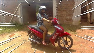 VOU ENSINAR A NAMORADA COMO ANDAR DE BIZ