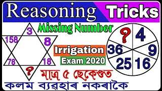 Assam Irrigation dept. Exam/ #Most important Reasoning/ junior asst. & section asst./ Maths