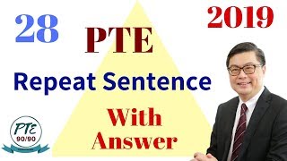 PTE Academic exam | Repeat Sentence Practice with Answer 2019