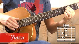 Как играть на гитаре песню Утки. Александр Розенбаум.