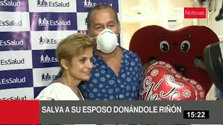 Día de San Valentín: dona riñón a su esposo para salvarle la vida