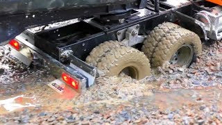 Strong RC Volvo Dump Truck A45G In Action! Big RC Vehicles Work So Hard! Biggest RC Construction!