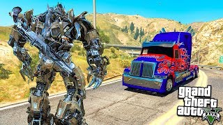 МЕГАТРОН ПРОТИВ ОПТИМУСА ПРАЙМА ТРАНСФОРМЕРЫ В ГТА 5 МОДЫ! ОБЗОР МОДА В GTA 5! ИГРЫ ГТА ВИДЕО MODS