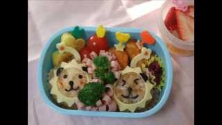 キャラ弁 デコ弁 ライオン 最初の動画 My first video
