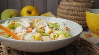 ENSALADA DE POLLO ¡¡Con una salsa de yogur riquísima!!