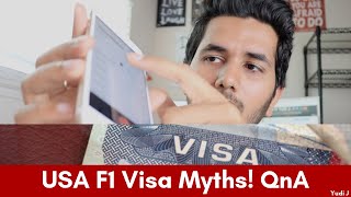 USA F1 Visa Myths | Preparation Tip | Common F1 Visa Questions and Answers