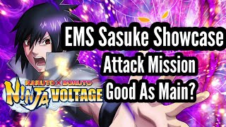 EMS sasuke Attack Mission showcase | Naruto X Boruto Ninja Voltage