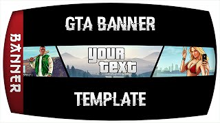 Simple GTA Banner Template | Free + Download