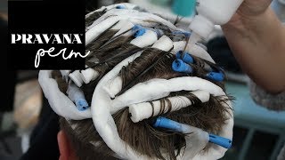 MAN PERM using PRAVANA beach wave